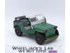 Green Willys Jeep Army Vehicle Pressed Steel 1950s Marx Lumar Vintage 11" Long