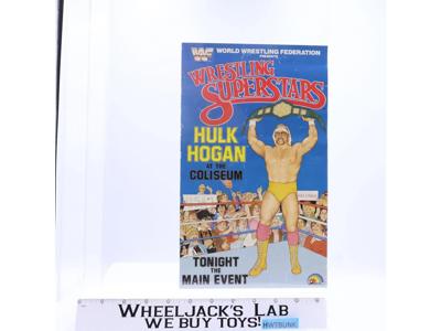 Hulk Hogan At The Coliseum 12 x 7.5 Original Poster WWF LJN Wrestling Vintage