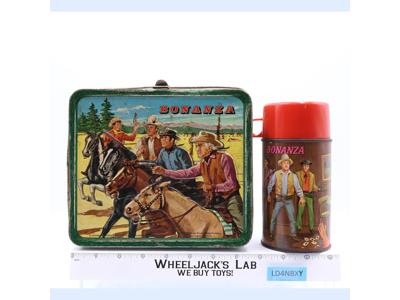 Bonanza Metal Lunch Box 1963 Aladdin Industries w/ THERMOS