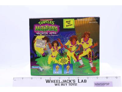 Mutatin' April TMNT Mutations 1993 Playmates Action Figure NEW MISB SEALED