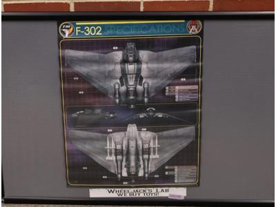 F-302 Technical Specifications Poster Stargate SG1 TV Poster 22x17