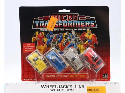 Race Car Patrol Micromaster G1 Transformers 1989 Hasbro Vintage Figure MOSC
