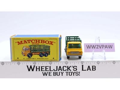 Stake Truck 4 Lesney Matchbox Series 1960's Made In England