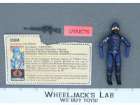 Cobra V1.5 RED CARD BACK 100% Complete G.I. Joe 1983 Hasbro Vintage Figure