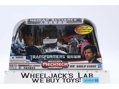 Soundwave Laserbeak Mr. Gould Transformers DOTM Human Alliance Hasbro NEW SEALED