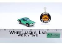 Mercedes Benz 280SL Green 1969 Redline Hot Wheels Mattel Vintage RL w/ Button