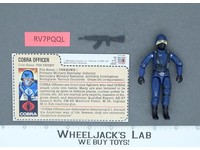 Cobra Officer V1.5 RED CARD BACK Complete G.I. Joe 1983 Hasbro Vintage Figure