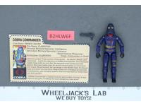 Cobra Commander V2 100% Complete RED CARD BACK G.I. Joe 1984 Hasbro Vintage