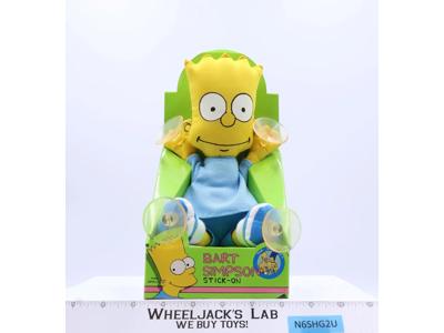Bart Simpson Stick-On Window Cling The Simpsons 1990 Dandee NEW SEALED