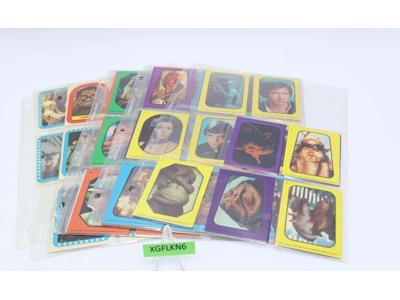 Complete Set 1-55 Series I & II Star Wars ROTJ 1983 Topps Trading Card Stickers