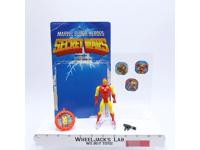 Iron Man 100% Complete Marvel Super Heroes Secret Wars 1984 Mattel Figure w/Card