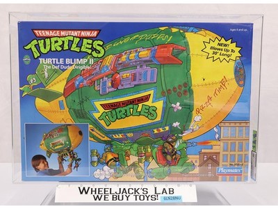 Turtle Blimp II AFA Qualified 80 TMNT 1991 Playmates Action Figure Vehicle