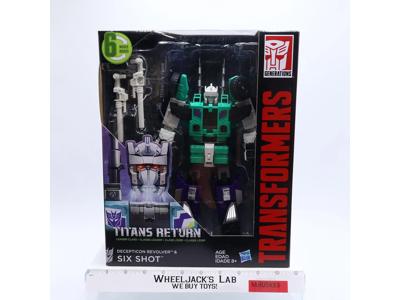Revolver & Six Shot Transformers Titans Return 2016 Hasbro Figure NEW SEALED
