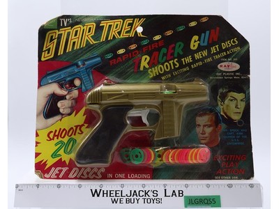 Rapid Fire Tracer Gun Star Trek 1967 Rayline Vintage NEW MOC