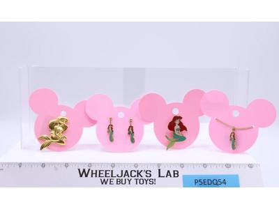 Earrings Brooch Necklace Set The Little Mermaid Disney Store NEW