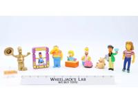 Lot of 8 The Simpsons Action Figures 1990's and 2000's Burger King