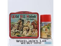 Wild Bill Hickok and Jingles Metal Lunchbox Aladdin 1955 Vintage w/ THERMOS