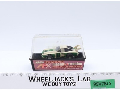 Aurora AFX Magna Traction Slot #1948 Monza GT 440x2 Tire Vintage Car With Case