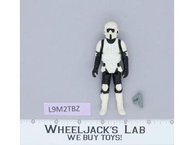Biker Scout 100% Complete Tri-Logo Star Wars ROTJ 1983 Palitoy Figure No Repro