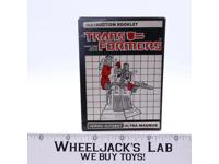 Ultra Magnus Instructions Manual Booklet 1986 Vintage Hasbro G1 Transformers