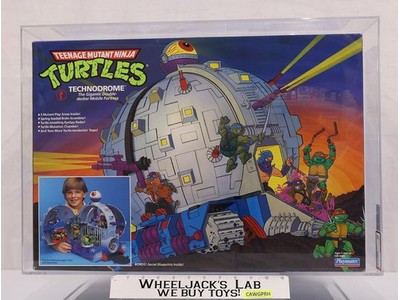 Technodrome AFA HIGHEST GRADED 85 TMNT 1990 Playmates Vehicle NEW SEALED