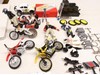 Lot of 6 Vehicles Road Champs Xcelerator Dirt Bikes Tony-Kart Razor Scooter
