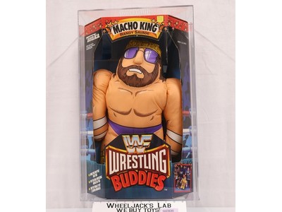 Macho Man AFA HIGHEST GRADED 80 POP 1 WWF Wrestling Buddies Tonka NEW