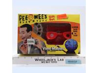 View-Master W/ 3 Reels Pee-Wee's Playhouse 1988 Gift Set NEW MISP SEALED