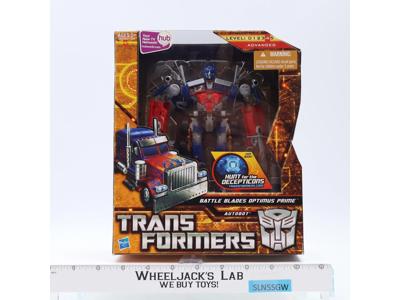 Battle Blades Optimus Prime Transformers HFTD Hasbro 2010 Figure NEW SEALED