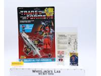 Skydive 100% Complete W/CARDBACK & BUBBLE 1986 G1 Transformers Vintage