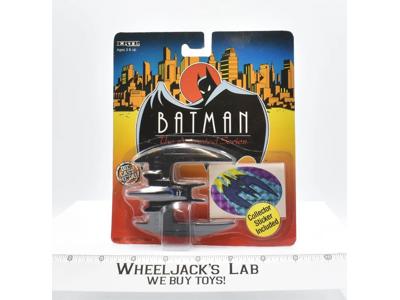 Batman Diecast Metal Batplane The Animated Series W/Sticker Ertl 1993 Vintage