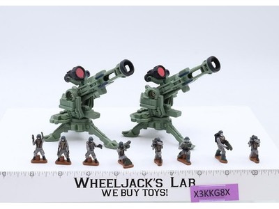 Set of 2 Pulse Cannons Action Fleet Micro Machines Starship Troopers 1997 Galoob