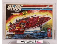 Cobra Hydrofoil Moray AFA Qualified 75 GI Joe 1985 Hasbro Action Figure Vehicle