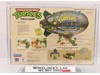 Turtle Blimp w/ Video Game Notice AFA Qualified 80+ TMNT 1989 Playmates Vehicle