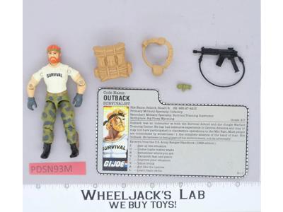 Outback V1 100% Complete G.I. Joe 1987 Hasbro Vintage Action Figure