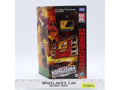 Blaster & Eject Transformers Kingdom War for Cybertron WFC Hasbro NEW SEALED