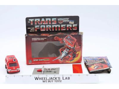 Ironhide 100% Complete W.BOX 1985 Vintage Hasbro Action Figure G1 Transformers
