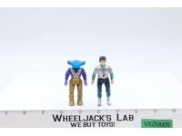 Six-Gill & Orion 100% Complete Dino Riders 1989 Tyco Vintage Action Figures