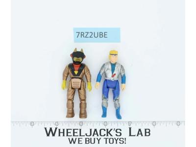 Demon & Nova Dino Riders English Siso 1989 Tyco Vintage Action Figures