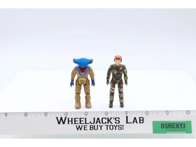 Finn & Quark Dino Riders English Siso 1989 Tyco Vintage Action Figures