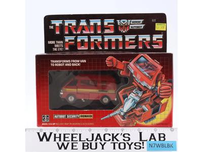 Ironhide MISB Vintage G1 Transformers Hasbro Action Figure