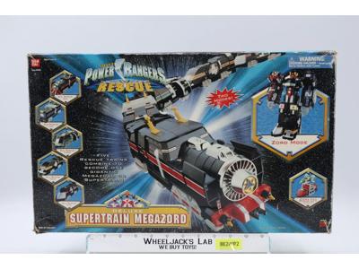 Deluxe Supertrain Megazord Power Rangers Lightspeed Rescue 1999 Bandai Figure