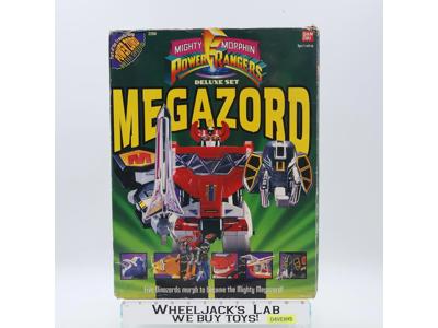 Deluxe Set Megazord 100% Complete Mighty Morphin Power Rangers Bandai Figure