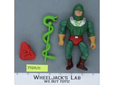 King Hiss 100% Complete He-Man Masters of the Universe MOTU 1986 Mattel Vintage