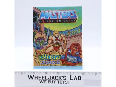 Energy Zoids 1986 Mini Comic He-Man Masters of the Universe MOTU