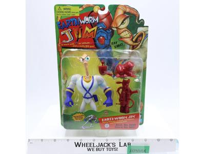 Earthworm Jim (Red Variant) Earthworm Jim 1994 Playmates Figure NEW SEALED