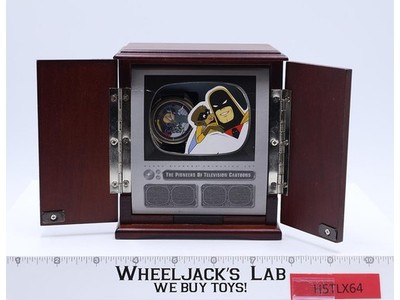 Space Ghost Silver Edition Fossil Watch W/ TV Cabinet 1996 Hanna-Barbera Vintage