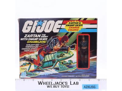 Chameleon W/ Zartan 100% Complete W/Box GI Joe 1984 Hasbro Action Figure Vehicle