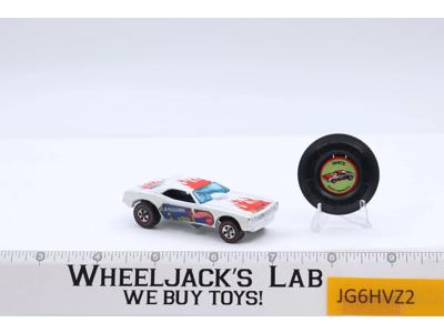 Snake 2 II White 1969 Mattel Vintage Hot Wheels Redlines w/ Button Flip Up Body