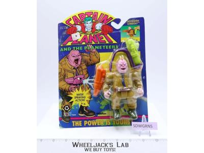 Hoggish Greedly W/Water Cannon Captain Planet 1991 Tiger Toys NEW MOSC SEALED